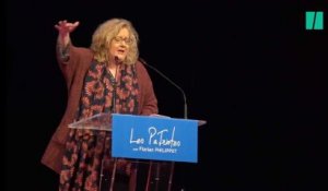 Sophie Montel provoque un fou rire chez "Les Patriotes" en imitant Marine Le Pen