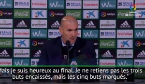 24e j. - Zidane : "Je retiens les cinq buts mis, pas les trois encaissés"