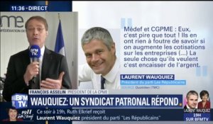 Citée par Wauquiez, la CPME réagit : "Je suis choqué et même blessé", dit son président