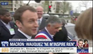 Macron sur Wauquiez : "Il n'est pas inspirant, j'ai autre chose à faire"