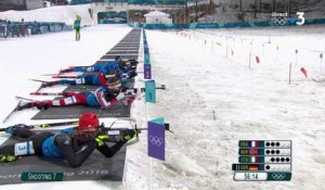 JO 2018 : Biathlon - Relaix Mixte : Peiffer craque, Fourcade chasse l'or !