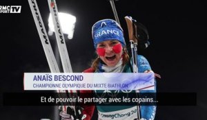 JO 2018 : Le "Saint-Graal" pour les Français vainqueurs du relais mixte en biathlon