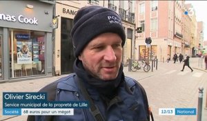 Lille : 68 euros pour un mégot