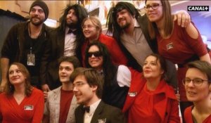 Tommy Wiseau lors de la projection de The Room à Paris - Reportage cinéma