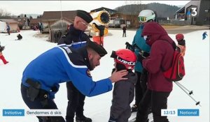 Doubs : des gendarmes à ski assurent la sécurité dans les stations
