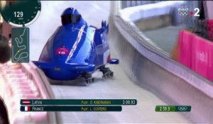 JO 2018 : Bobsleigh à 4 Hommes. Les Français terminent 11ème lors de cette finale à PyeongChang