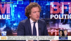 Questions d'éco: "Tout dans l'action d'Emmanuel Macron démontre qu'il organise la grande braderie de nos joyaux industriels"