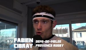 Bourg-en-Bresse / Provence Rugby : la reaction de  Fabien Cibray