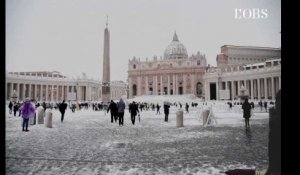 Rome n'en revient pas : la ville éternelle s'est réveillée sous la neige