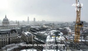 Tempête de neige sur Londres