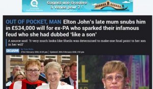 Elton John déshérité par sa mère ?