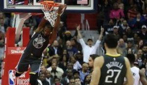 NBA : Les Warriors et Durant mettent les Wizards au pas