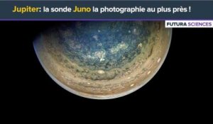 Jupiter: la sonde Juno la photographie au plus près !