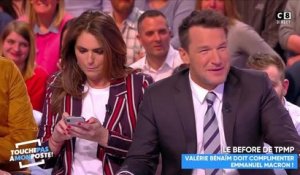 Valérie Bénaïm félicite Emmanuel Macron pour son "beau petit boule"
