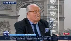 Jean-Marie Le Pen à propos de sa fille: "Je ne vois pas en quoi je lui sape le travail"