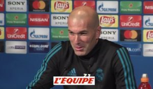 Zidane «On sait que ce sera compliqué» face au PSG - Foot - C1 - Real