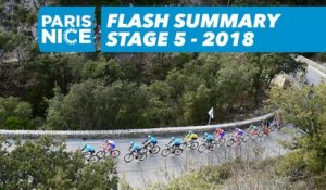 Flash Summary - Stage 5 - Paris-Nice 2018
