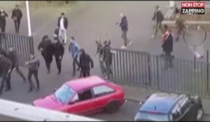 Pays-Bas : Des collégiens chassent un homme armé de plusieurs couteaux (vidéo)