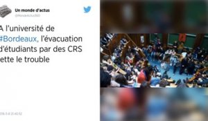 Bordeaux. La fac sous tension après l'évacuation musclée des étudiants par les CRS.