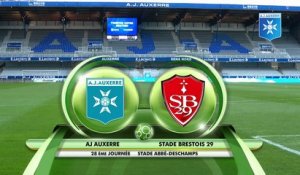 Résumé de AJ Auxerre - Stade Brestois 29 (1-2)