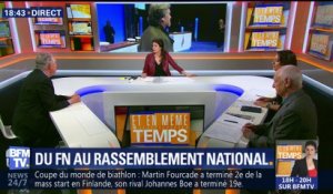 Cabana/Domenach: Marine Le Pen propose de rebaptiser le FN "Rassemblement national"