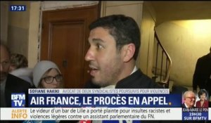 Affaire de la "chemise arrachée": "On a pris des personnes au hasard", regrette un avocat de deux syndicalistes poursuivis