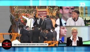 Le monde de Macron: Emmanuel Macron recadre sèchement une journaliste lors de son visite en Inde - 13/03