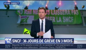 SNCF: 36 jours de grève sur 3 mois