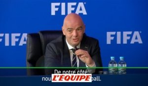 Infantino «La VAR pour un football plus transparent et plus juste» - Foot - Arbitrage
