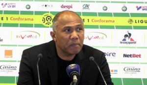 Kombouaré : "On est tombés contre une belle équipe de Saint-Etienne"