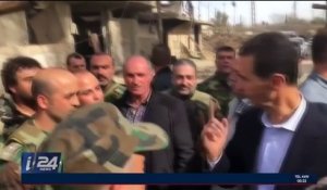 Bachar el-Assad félicite ses troupes dans la Ghouta orientale
