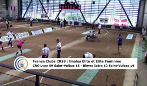 Troisième tour, tir progressif, finale Elite F Bièvre Isère contre Saint-Vulbas et finale Elite CRO Lyon contre Saint-Vulbas, France Clubs 2018, Balaruc-les-Bains 2018