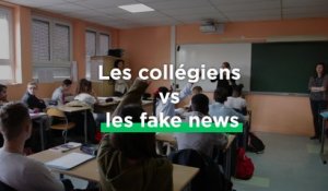 Les collégiens vs les fausses nouvelles