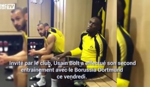 Bolt s'est éclaté à l’entraînement du Borussia Dortmund
