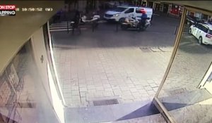 Bruxelles : Un policier en moto renverse une piétonne ! (Vidéo)