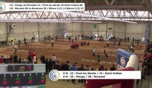 Demi-finales,  quatrième phase, tirs progressif, rapide en simple et rapide en double -15, France Clubs Jeunes, Limoges 2018
