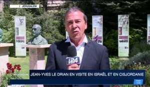 Diplomatie : Jean-Yves Le Drian est à Jérusalem