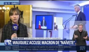 Aude: Aurore Bergé dénonce "la surenchère populiste" et "le match entre Marine le Pen et Laurent Wauquiez"