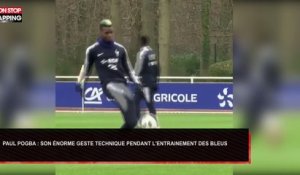 Paul Pogba : Son énorme geste technique pendant l’entrainement des Bleus (Vidéo)
