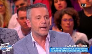 Visiblement très ému, Jean-Michel Maire évoque la plainte déposé contre lui par la jeune femme qu'il avait embrassé