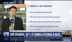 Grève à Air France: 1 avion sur 2 cloué au sol ce vendredi à Nice