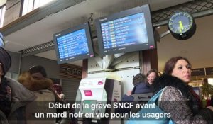 Grève à la SNCF: coup d'envoi à la gare de Lyon Part-Dieu