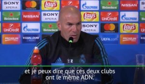 Quarts - Zidane : "La Juve et le Real ont le même ADN"