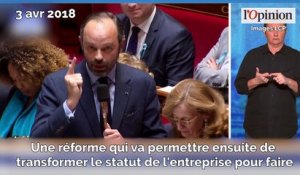 SNCF: Edouard Philippe défend une réforme «ambitieuse»