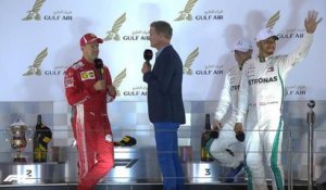 Grand Prix de Bahrein - Les interviews du podium