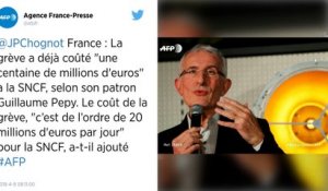 SNCF. La grève a déjà coûté « une centaine de millions d’euros » selon Pépy.