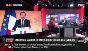 Président Magnien ! : Emmanuel Macron devant la Conférence des évêques - 10/04