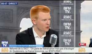 Pour Quatennens, "Macron met en scène les images de guérilla à Notre-Dame-des-Landes"