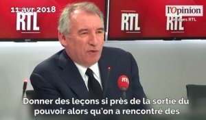 «Les Leçons du pouvoir» d’Hollande: Bayrou dubitatif sur la démarche