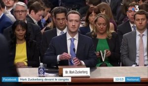 Facebook : Mark Zuckerberg devant le Congrès
